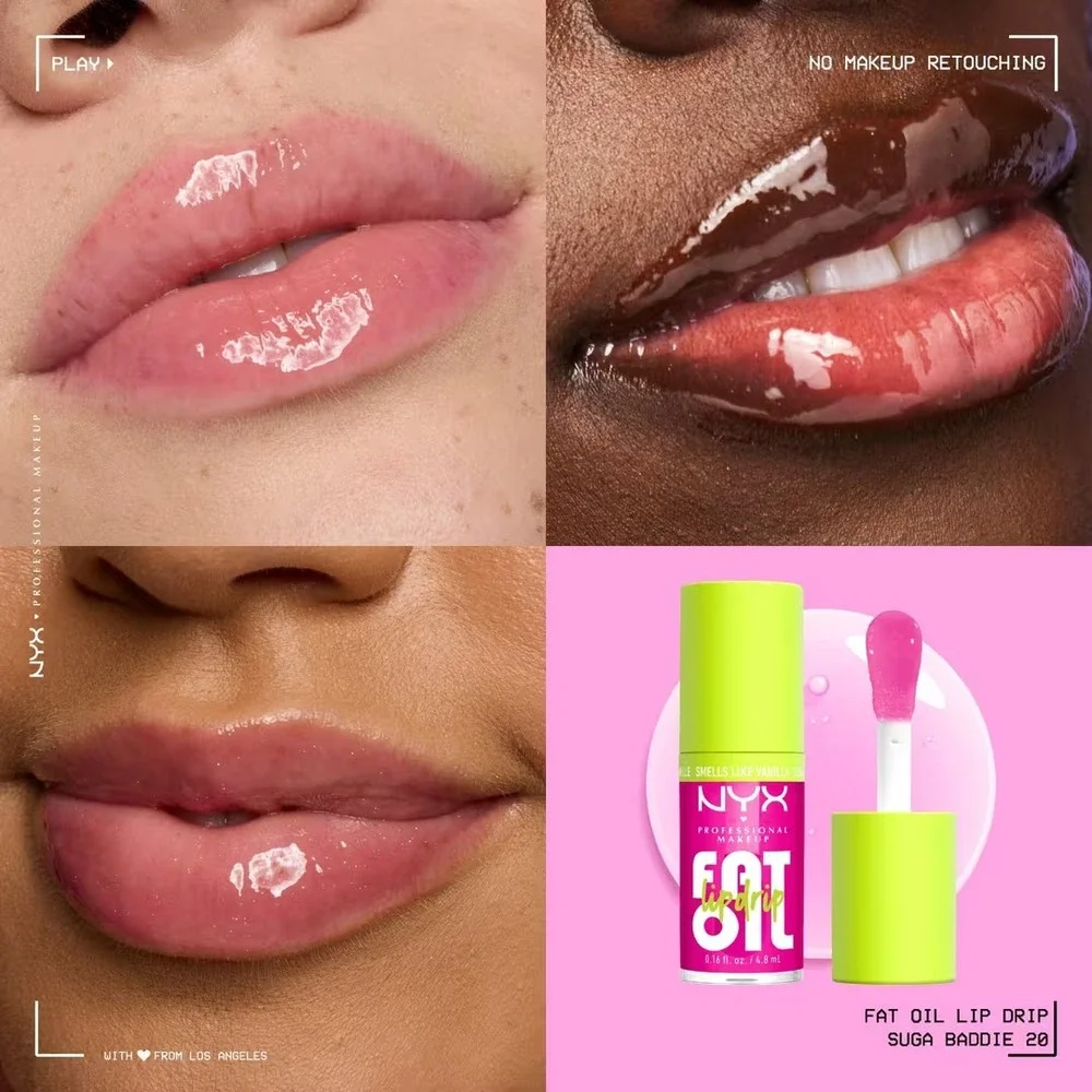 NYX Professional Makeup Fat Oil Lip Drip Lip Oil Suga Baddie 0.16 fl oz